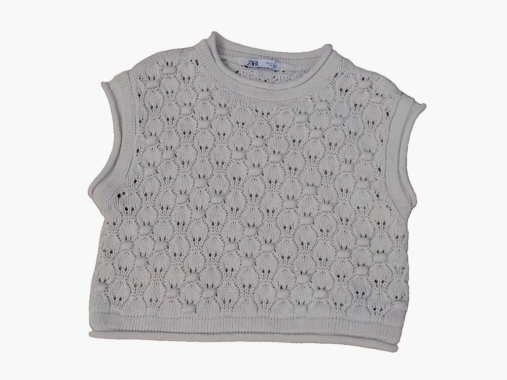 ZARA cropped sweater vest size Medium